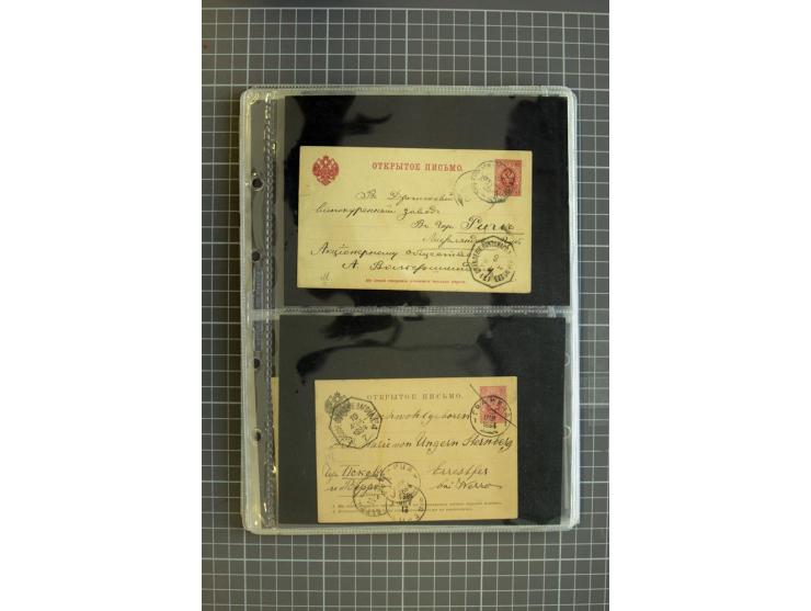 1858/1916, Bahnpostbriefe, interessante Sammlung von 40 Briefen, dabei frühe Briefe, viel Baltikum, Ostchinesische Eisenbahn,