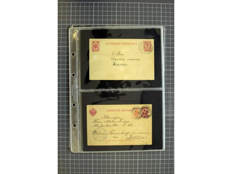 1858/1916, Bahnpostbriefe, interessante Sammlung von 40 Briefen, dabei frühe Briefe, viel Baltikum, Ostchinesische Eisenbahn,