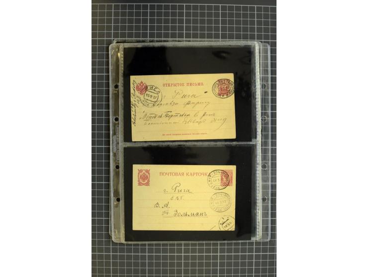 1858/1916, Bahnpostbriefe, interessante Sammlung von 40 Briefen, dabei frühe Briefe, viel Baltikum, Ostchinesische Eisenbahn,