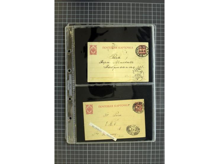 1858/1916, Bahnpostbriefe, interessante Sammlung von 40 Briefen, dabei frühe Briefe, viel Baltikum, Ostchinesische Eisenbahn,