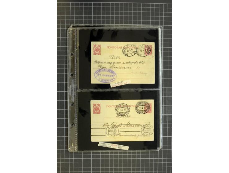 1858/1916, Bahnpostbriefe, interessante Sammlung von 40 Briefen, dabei frühe Briefe, viel Baltikum, Ostchinesische Eisenbahn,