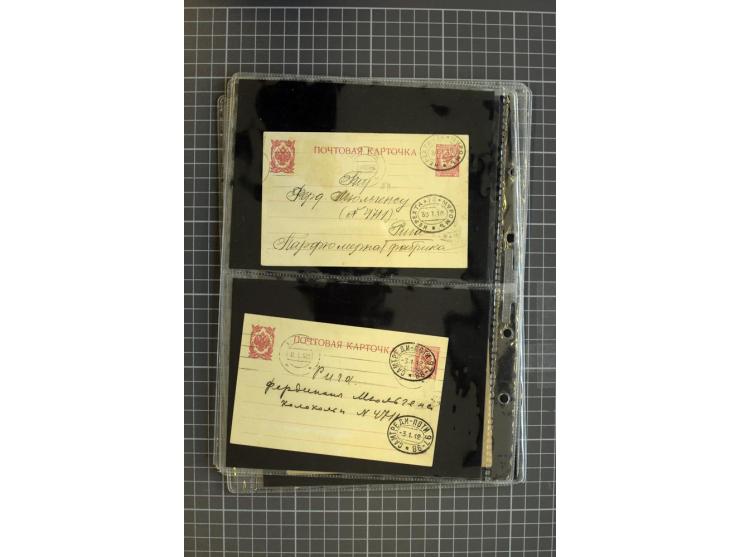1858/1916, Bahnpostbriefe, interessante Sammlung von 40 Briefen, dabei frühe Briefe, viel Baltikum, Ostchinesische Eisenbahn,