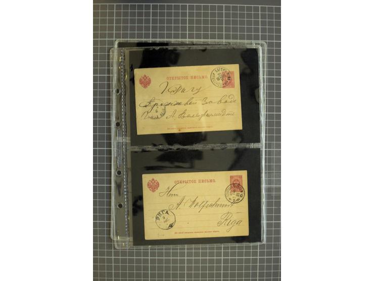 1858/1916, Bahnpostbriefe, interessante Sammlung von 40 Briefen, dabei frühe Briefe, viel Baltikum, Ostchinesische Eisenbahn,