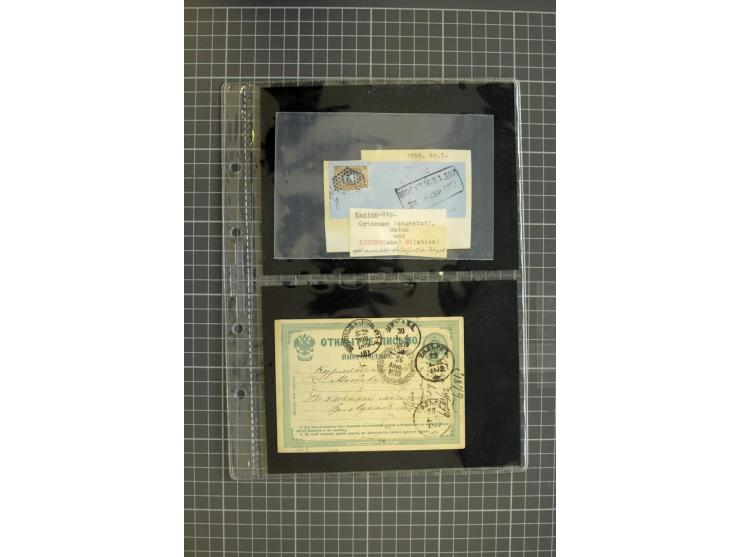 1858/1916, Bahnpostbriefe, interessante Sammlung von 40 Briefen, dabei frühe Briefe, viel Baltikum, Ostchinesische Eisenbahn,