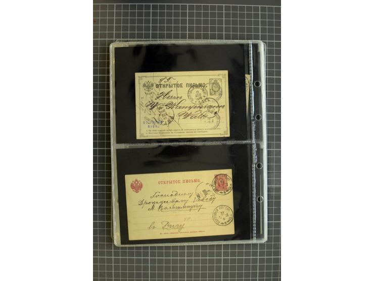 1858/1916, Bahnpostbriefe, interessante Sammlung von 40 Briefen, dabei frühe Briefe, viel Baltikum, Ostchinesische Eisenbahn,