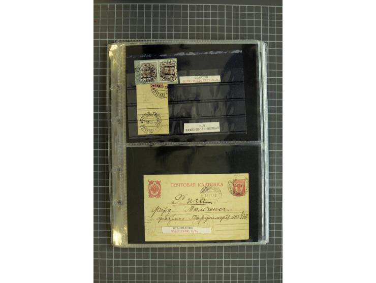 1858/1916, Bahnpostbriefe, interessante Sammlung von 40 Briefen, dabei frühe Briefe, viel Baltikum, Ostchinesische Eisenbahn,