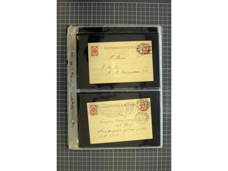 1858/1916, Bahnpostbriefe, interessante Sammlung von 40 Briefen, dabei frühe Briefe, viel Baltikum, Ostchinesische Eisenbahn,