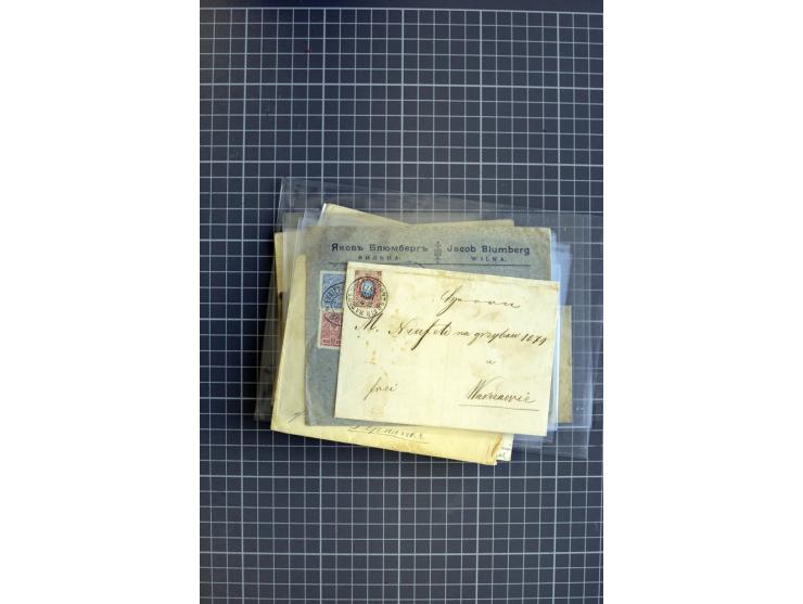 1860/1914 (ca.), 34 Briefe und Karten mit Bahnpoststempeln, dazu 4 Belege mit Schiffspoststempeln, dabei Reco und Auslandspos