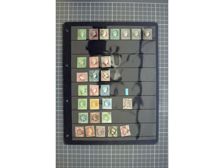 1850/74, ungebrauchte und gestempelte Sammlung mit vielen besseren Werten, dabei Mi.-Nr. 28y, 143-144 gestempelt, Mi.-Nr. 47,