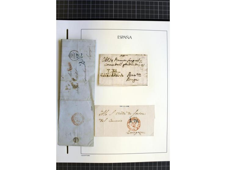 1850/65, gestempelte kleine Sammlung, dabei Spezialteil der Mi.-Nr. 1 mit fast vollständiger Plattierung der Platte 1 (nur ei