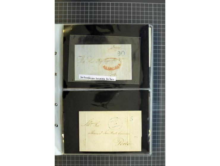 1839/1995, Partie Briefe und Karten, dabei Reco, Zensur und Luftpost etc.