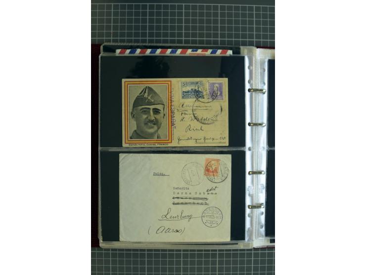 1839/1995, Partie Briefe und Karten, dabei Reco, Zensur und Luftpost etc.