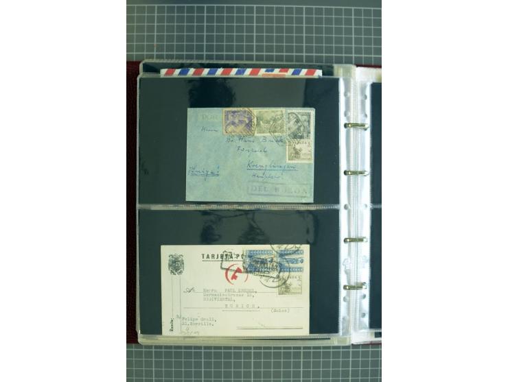 1839/1995, Partie Briefe und Karten, dabei Reco, Zensur und Luftpost etc.