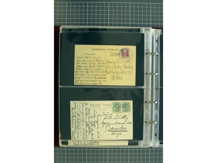 1839/1995, Partie Briefe und Karten, dabei Reco, Zensur und Luftpost etc.