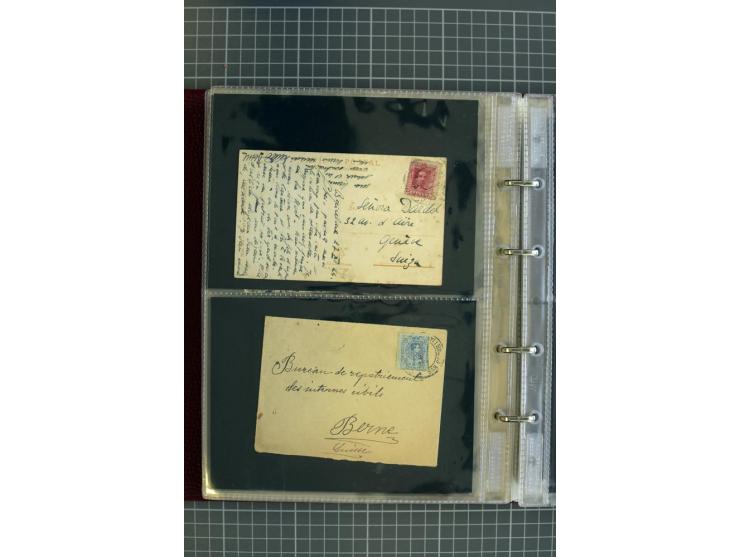 1839/1995, Partie Briefe und Karten, dabei Reco, Zensur und Luftpost etc.