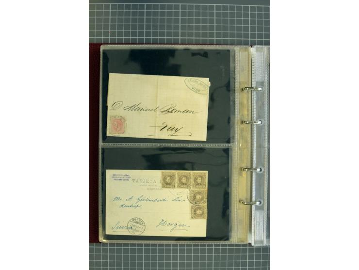 1839/1995, Partie Briefe und Karten, dabei Reco, Zensur und Luftpost etc.