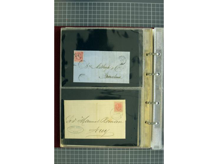 1839/1995, Partie Briefe und Karten, dabei Reco, Zensur und Luftpost etc.