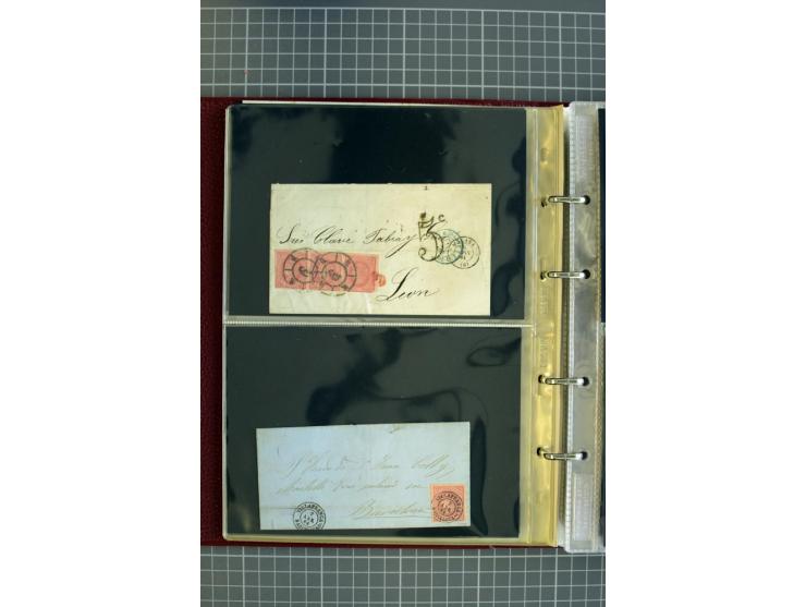 1839/1995, Partie Briefe und Karten, dabei Reco, Zensur und Luftpost etc.