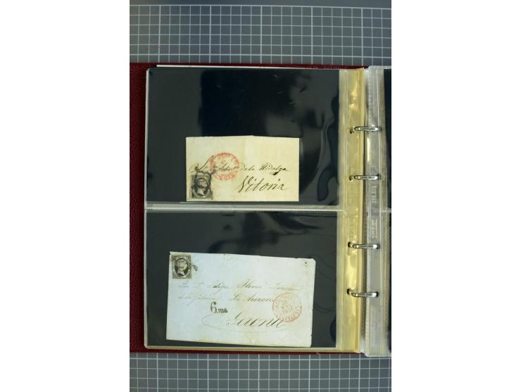 1839/1995, Partie Briefe und Karten, dabei Reco, Zensur und Luftpost etc.