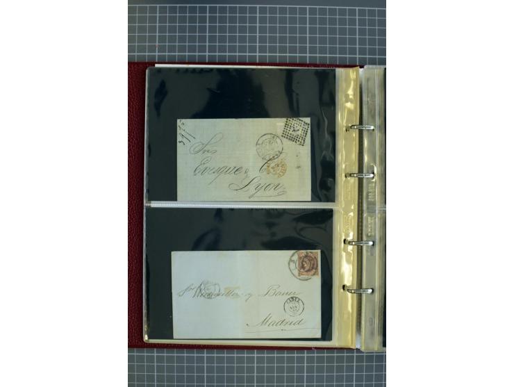 1839/1995, Partie Briefe und Karten, dabei Reco, Zensur und Luftpost etc.