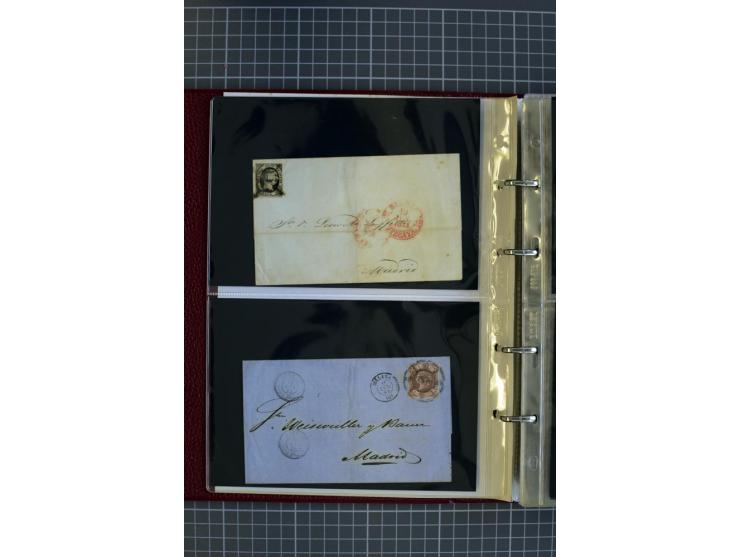 1839/1995, Partie Briefe und Karten, dabei Reco, Zensur und Luftpost etc.