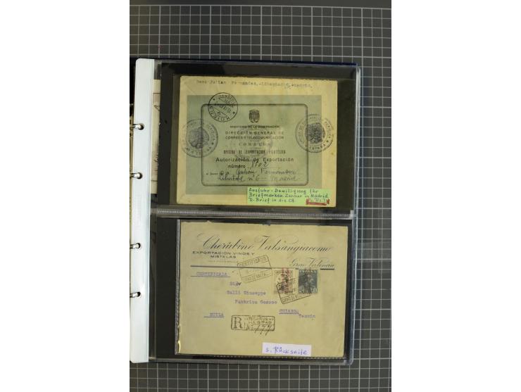 1839/1995, Partie Briefe und Karten, dabei Reco, Zensur und Luftpost etc.