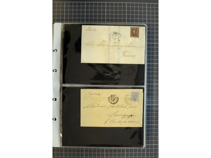 1839/1995, Partie Briefe und Karten, dabei Reco, Zensur und Luftpost etc.
