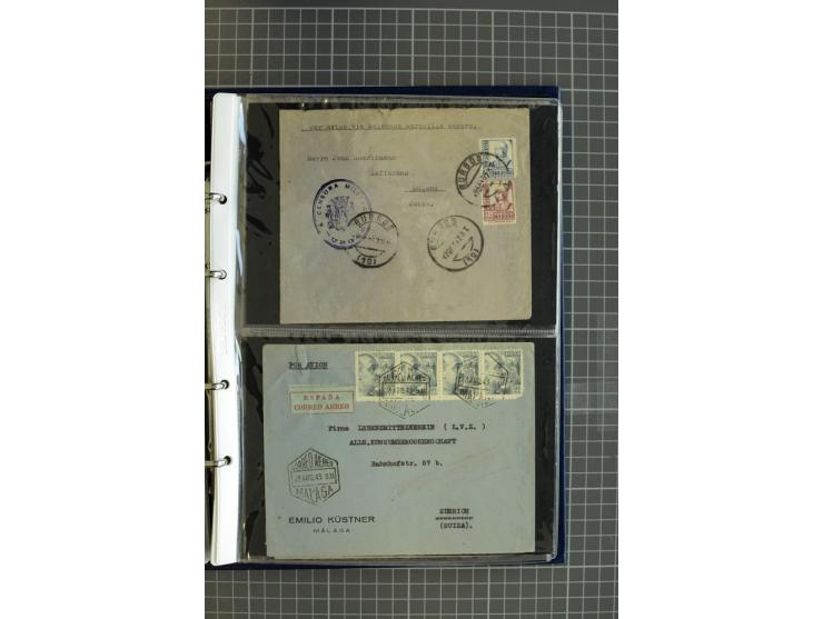 1839/1995, Partie Briefe und Karten, dabei Reco, Zensur und Luftpost etc.