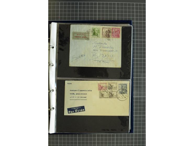 1839/1995, Partie Briefe und Karten, dabei Reco, Zensur und Luftpost etc.