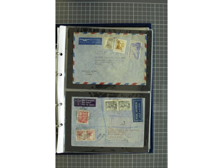 1839/1995, Partie Briefe und Karten, dabei Reco, Zensur und Luftpost etc.