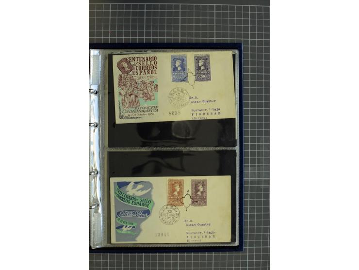 1839/1995, Partie Briefe und Karten, dabei Reco, Zensur und Luftpost etc.