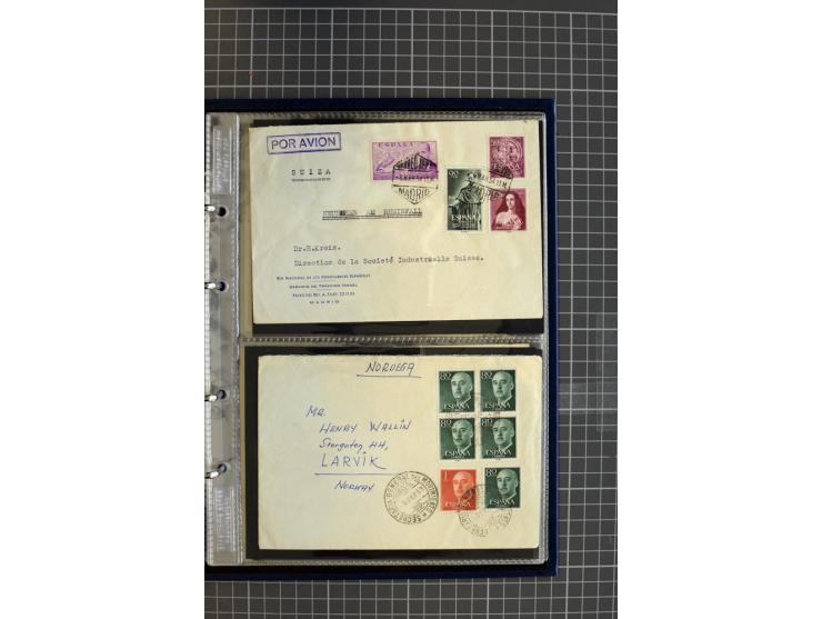 1839/1995, Partie Briefe und Karten, dabei Reco, Zensur und Luftpost etc.