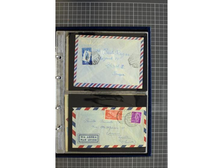 1839/1995, Partie Briefe und Karten, dabei Reco, Zensur und Luftpost etc.
