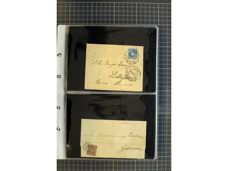 1839/1995, Partie Briefe und Karten, dabei Reco, Zensur und Luftpost etc.