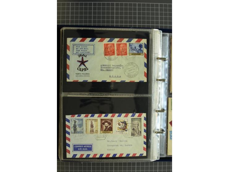 1839/1995, Partie Briefe und Karten, dabei Reco, Zensur und Luftpost etc.