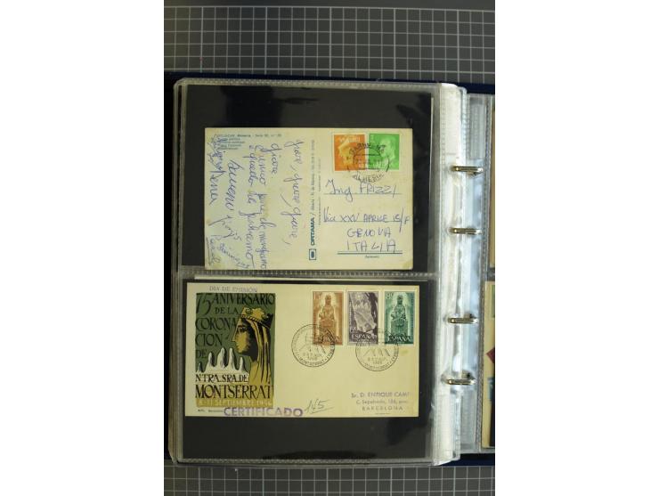 1839/1995, Partie Briefe und Karten, dabei Reco, Zensur und Luftpost etc.