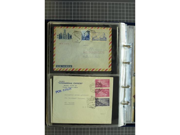 1839/1995, Partie Briefe und Karten, dabei Reco, Zensur und Luftpost etc.
