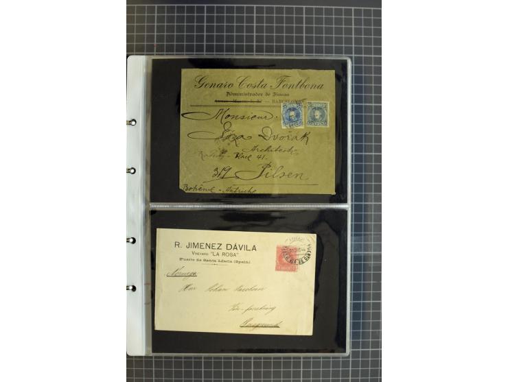 1839/1995, Partie Briefe und Karten, dabei Reco, Zensur und Luftpost etc.