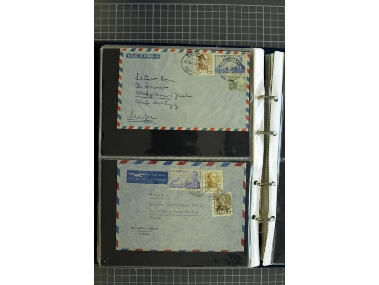 1839/1995, Partie Briefe und Karten, dabei Reco, Zensur und Luftpost etc.