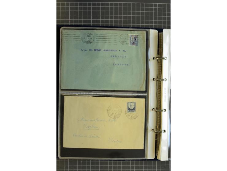 1839/1995, Partie Briefe und Karten, dabei Reco, Zensur und Luftpost etc.