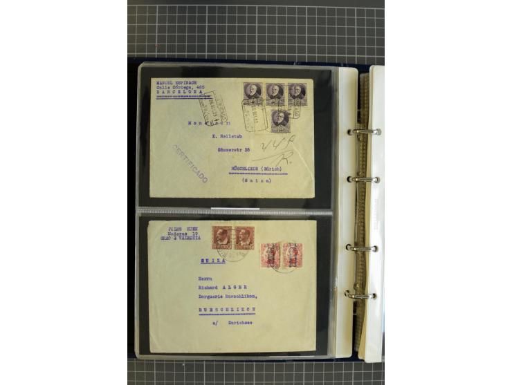 1839/1995, Partie Briefe und Karten, dabei Reco, Zensur und Luftpost etc.