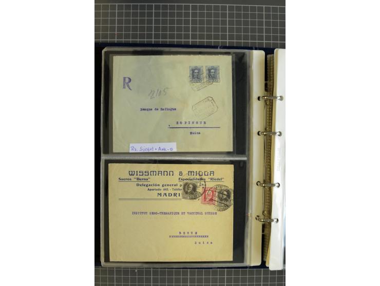 1839/1995, Partie Briefe und Karten, dabei Reco, Zensur und Luftpost etc.