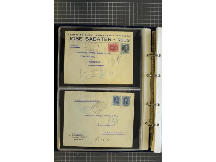 1839/1995, Partie Briefe und Karten, dabei Reco, Zensur und Luftpost etc.