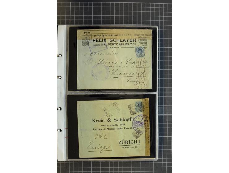1839/1995, Partie Briefe und Karten, dabei Reco, Zensur und Luftpost etc.