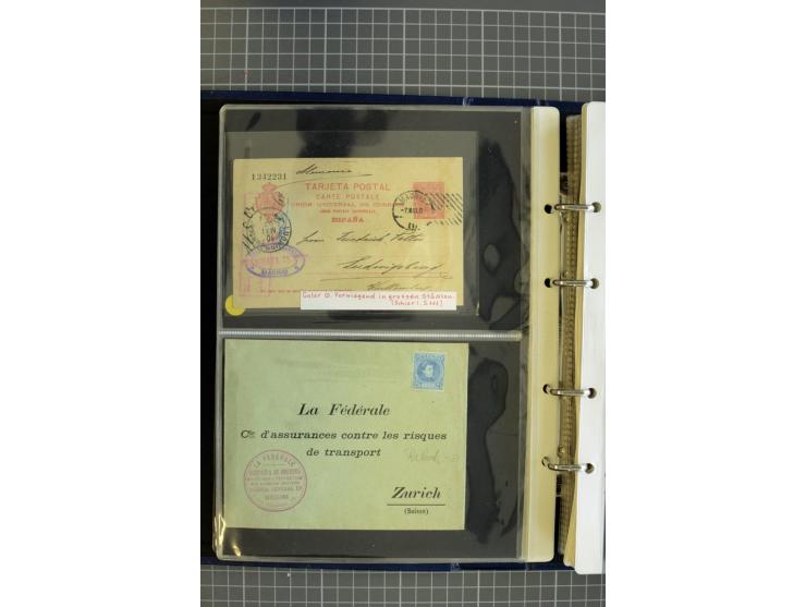 1839/1995, Partie Briefe und Karten, dabei Reco, Zensur und Luftpost etc.