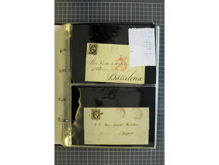 1839/1995, Partie Briefe und Karten, dabei Reco, Zensur und Luftpost etc.
