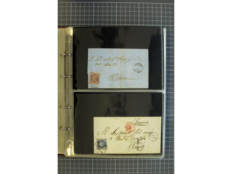 1839/1995, Partie Briefe und Karten, dabei Reco, Zensur und Luftpost etc.