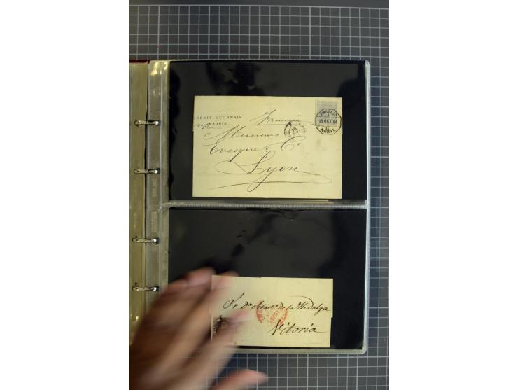 1839/1995, Partie Briefe und Karten, dabei Reco, Zensur und Luftpost etc.