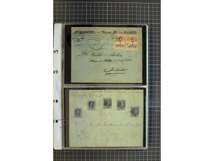 1839/1995, Partie Briefe und Karten, dabei Reco, Zensur und Luftpost etc.