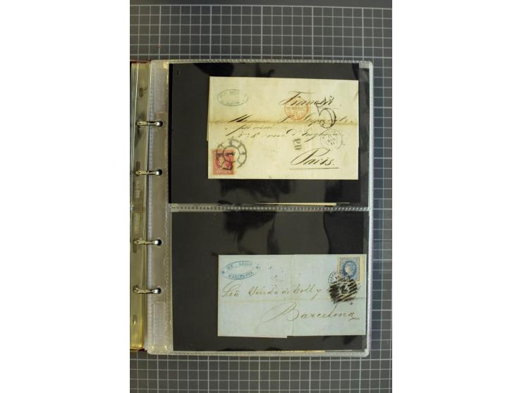 1839/1995, Partie Briefe und Karten, dabei Reco, Zensur und Luftpost etc.